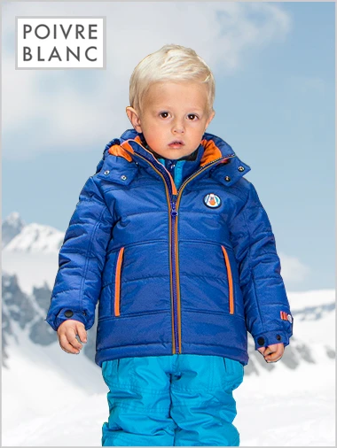 Poivre Blanc: Boy's Cobalt Ski Jacket (age 4) 1 Poivre Blanc: Boy's Cobalt Ski Jacket (age 4)