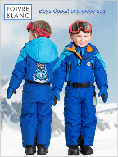 Poivre Blanc: Boys Cobalt One-piece Suit (age 6) 1 Poivre Blanc: Boys Cobalt One-piece Suit (age 6)