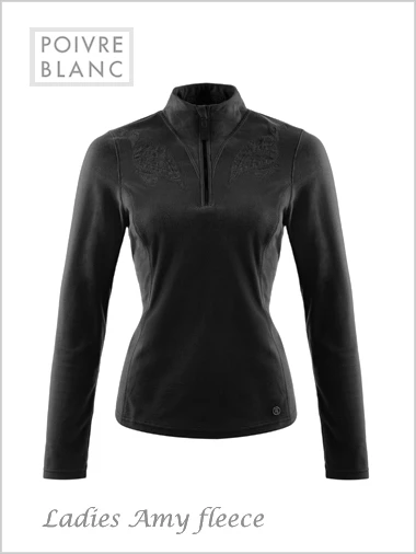 Poivre Blanc: Amy Fleece -black (L - 2XL Now Left) 1 Poivre Blanc: Amy Fleece -black (L - 2XL Now Left)