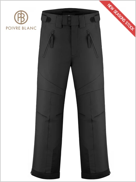Poivre Blanc: Boys Stretch Waist Pant - Black (ages 10 - 14) 1 Poivre Blanc: Boys Stretch Waist Pant - Black (ages 10 - 14)