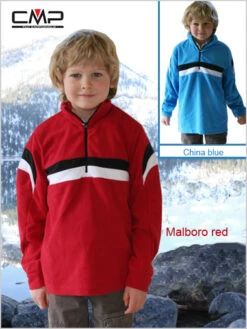 CMP: Child / Junior - Boys Stripe Fleece Top - (age 14)