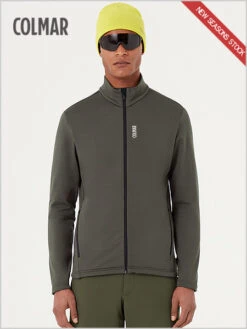 Colmar: Stretch Full Zip Sweatshirt - Forest
