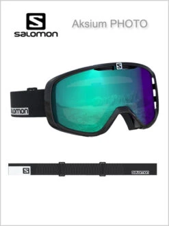 Salomon: Aksium PHOTO - Black / Blue Light Sensitive Lens
