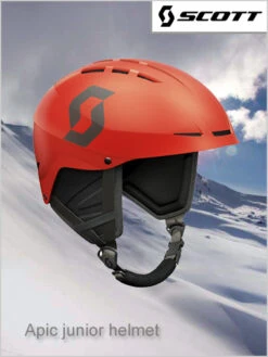 Scott Sports: Apic JUNIOR Helmet - Red