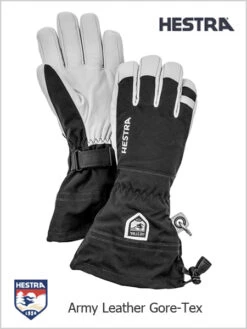 Hestra: Army Leather Heli Ski Gloves - Black