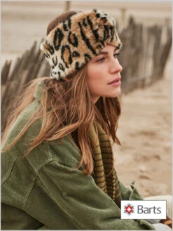 Barts: Aster Headband - Faux Fur Leopard