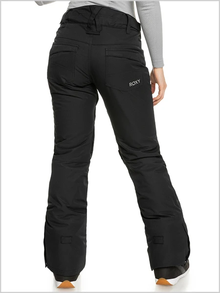 Roxy: Backyard Girl Pant - Black (ages 8 - 16) 3 Roxy: Backyard Girl Pant - Black (ages 8 - 16) - Image 3