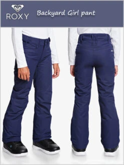 Roxy: Backyard Girl Pant - Medieval Blue (age 8)