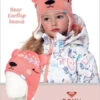 Roxy: Bear Earflap Beanie - Shell Pink (age 3-6)