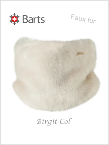Barts: Faux Fur Birgit Col - White 1 Barts: Faux Fur Birgit Col - White