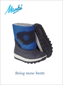 Manbi: Boing Snow Boots Blue - Child