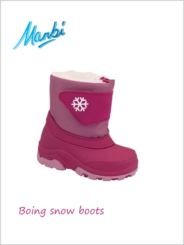 Manbi: Boing Snow Boots Fuchsia - Child 1 Manbi: Boing Snow Boots Fuchsia - Child