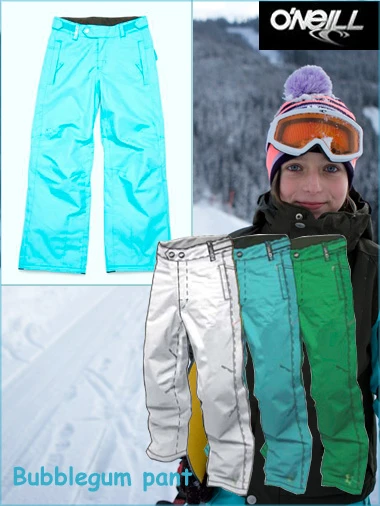 O'Neill: O'Neill Girls Bubblegum Snow Pant - White (age 16) 1 O'Neill: O'Neill Girls Bubblegum Snow Pant - White (age 16)