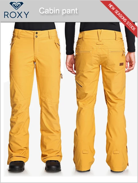 Roxy: Cabin Pant - Spruce Yellow 1 Roxy: Cabin Pant - Spruce Yellow
