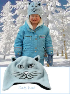 BREKKA: Animal Hat CATS - Toddler / Child