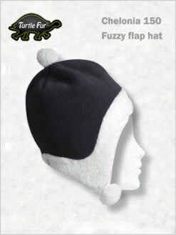Turtle Fur: Turtle Fur Chelonia 150 Fuzzy Flap Hat - Black