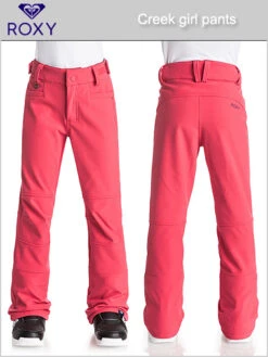 Roxy: Creek Girl Pant - Neon Grapefruit (age 16)