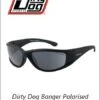 Dirty Dog: Dirty Dog Banger Sunglasses - Black (Grey Polarized Lens)