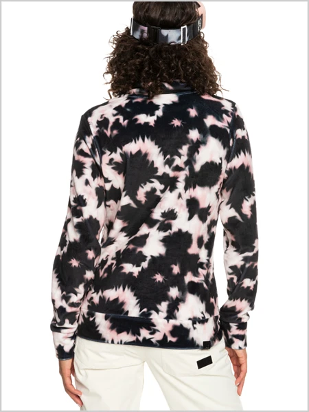 Roxy: Roxy Deltine Fleece - Black 2 Roxy: Roxy Deltine Fleece - Black - Image 2