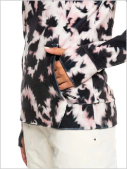 Roxy: Roxy Deltine Fleece - Black 7 Roxy: Roxy Deltine Fleece - Black -Ski Gear Store Deltine3