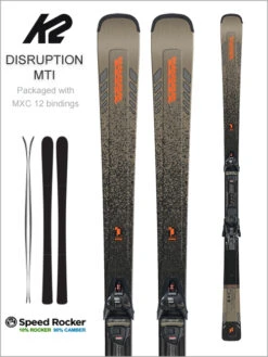 K2 Skis: Disruption MTI Skis And Marker MXC 12 TCX Quikclik Binding