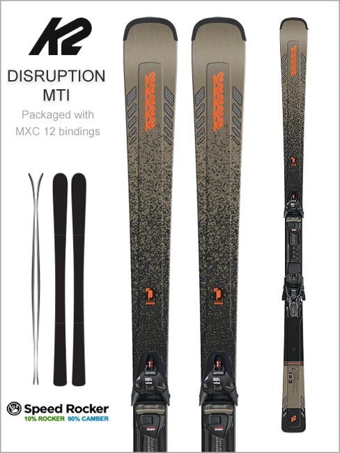 K2 Skis: Disruption MTI Skis And Marker MXC 12 TCX Quikclik Binding 1 K2 Skis: Disruption MTI Skis And Marker MXC 12 TCX Quikclik Binding