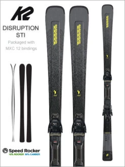 K2 Skis: Disruption STI Skis And Marker MXC 12 TCX Quikclik Binding