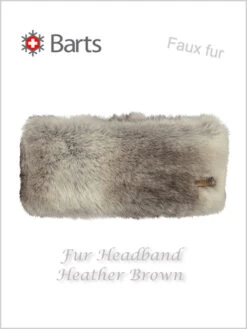 Barts: Faux Fur Headband - Heather Brown