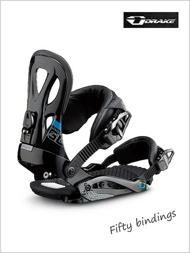 Drake: New Fifty - Mens Snowboard Bindings 1 Drake: New Fifty - Mens Snowboard Bindings
