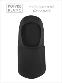 Poivre Blanc: Balaclava / Fleece Neck (Black) - Child / Junior