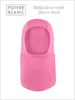 Poivre Blanc: Balaclava / Fleece Neck (Fever Pink) - Toddler / Child