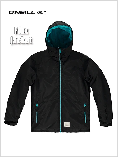 O'Neill: O'Neill Flux Jacket - Black 1 O'Neill: O'Neill Flux Jacket - Black