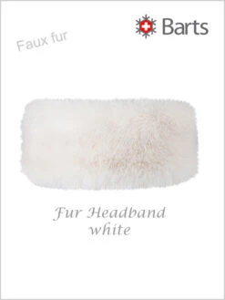 Barts: Faux Fur Headband - White