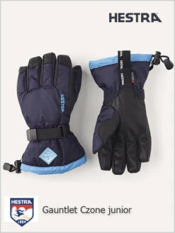 Hestra: Child - Junior: Gauntlet Czone JNR - Blue (ages 4 - 14)