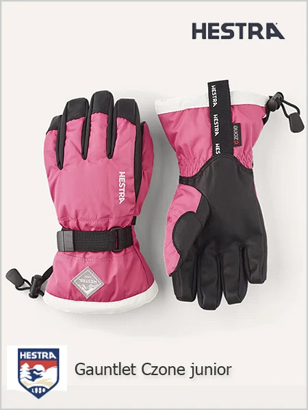 Hestra: Child - Junior: Gauntlet Czone JNR - Pink (ages 4 - 12) 1 Hestra: Child - Junior: Gauntlet Czone JNR - Pink (ages 4 - 12)