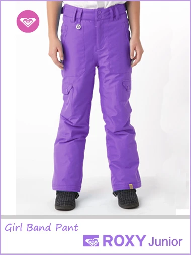 Roxy: Girl Band Snow Pants - Purple (age 16) 1 Roxy: Girl Band Snow Pants - Purple (age 16)
