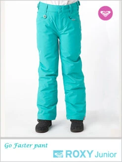Roxy: Go Faster Snow Pants - Ceramic