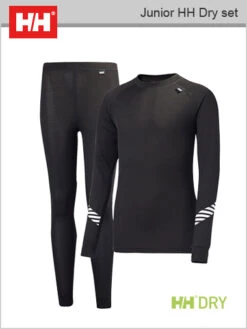 Helly Hansen: Junior HH DRY Set (Lifa Thermal Underwear) - Black
