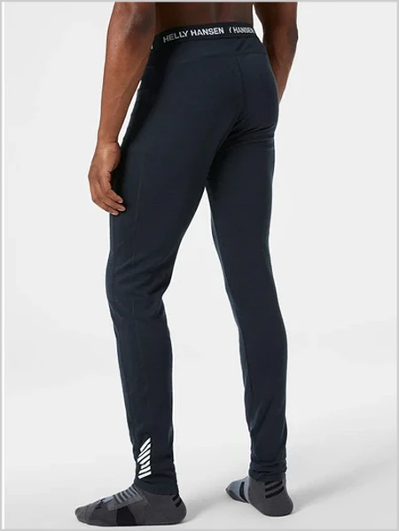 Helly Hansen: Mens - HH Merino Lifa Pant - Navy 3 Helly Hansen: Mens - HH Merino Lifa Pant - Navy - Image 3