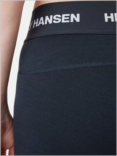 Helly Hansen: HH Womens Merino Lifa Pant - Navy 3 Helly Hansen: HH Womens Merino Lifa Pant - Navy - Image 3