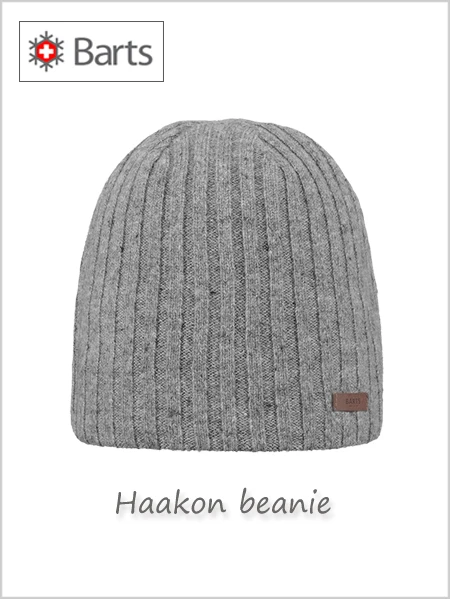 Barts: Haakon Beanie - Heather Grey 1 Barts: Haakon Beanie - Heather Grey