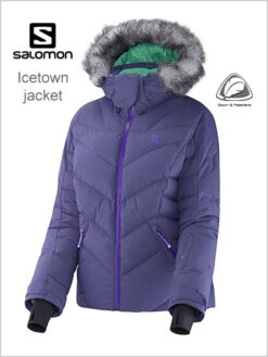 Salomon: Icetown Down Jacket (Purple) - Womens