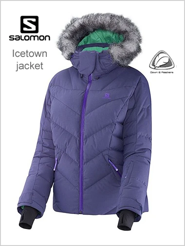 Salomon: Icetown Down Jacket (Purple) - Womens 1 Salomon: Icetown Down Jacket (Purple) - Womens