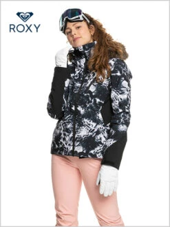 Roxy: Jet Ski Premium - Black Flowers