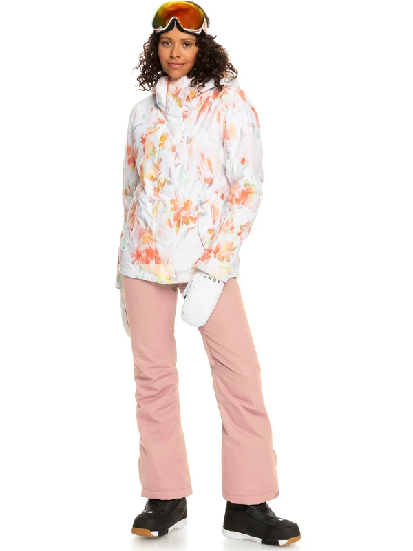 Roxy: Roxy Jetty Jacket - Bright White Tenderness 2 Roxy: Roxy Jetty Jacket - Bright White Tenderness - Image 2