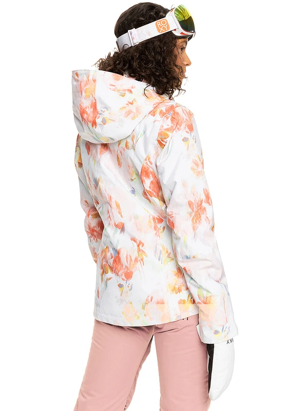 Roxy: Roxy Jetty Jacket - Bright White Tenderness 3 Roxy: Roxy Jetty Jacket - Bright White Tenderness - Image 3