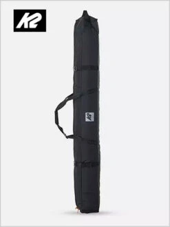 K2 Skis: K2 Double Padded Ski Bag - Black