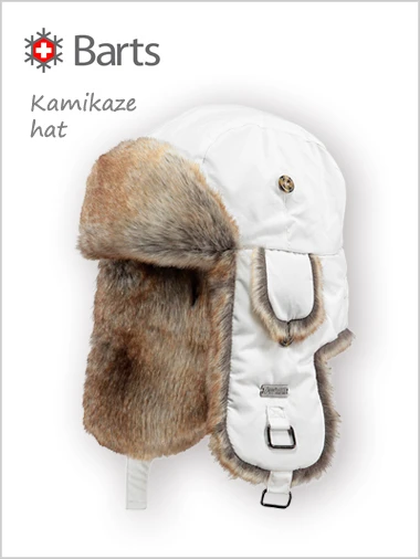 Barts: Kamikaze Hat - White 1 Barts: Kamikaze Hat - White