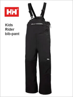 Helly Hansen: Kids Rider Bib-pant - Black