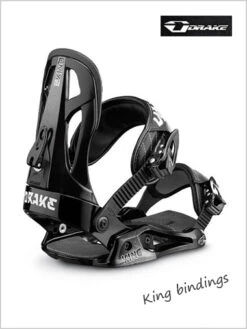 Drake: King (black) - Mens Snowboard Bindings
